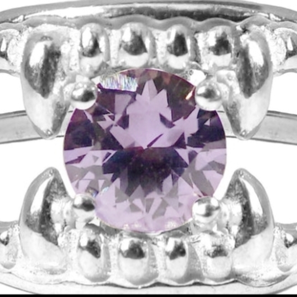 Verameat Vampire Bite Silver Ring - image 3